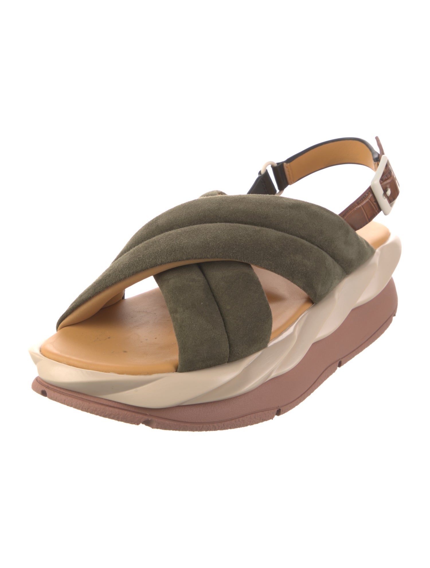 4CCCCEES Leather Slingback Sandals