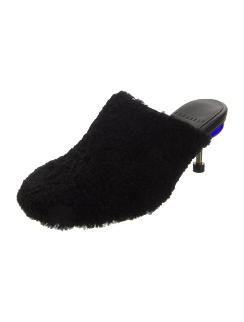 4CCCCEES Fur Fur Trim Mules