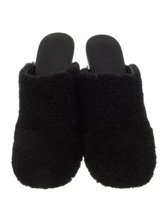 4CCCCEES Fur Fur Trim Mules