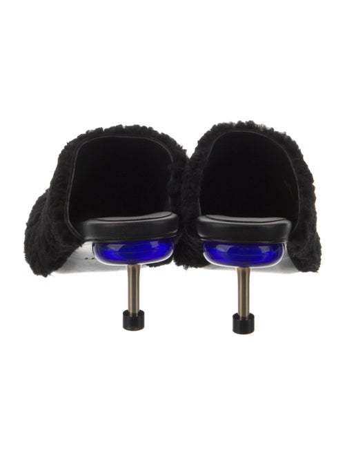 4CCCCEES Fur Fur Trim Mules