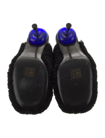 4CCCCEES Fur Fur Trim Mules