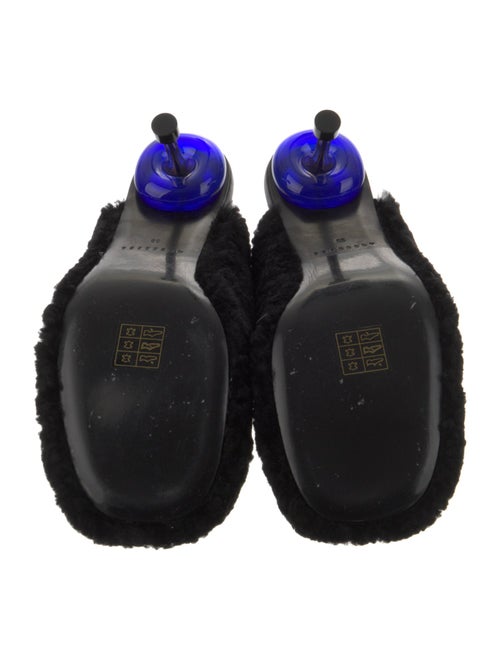 4CCCCEES Fur Fur Trim Mules