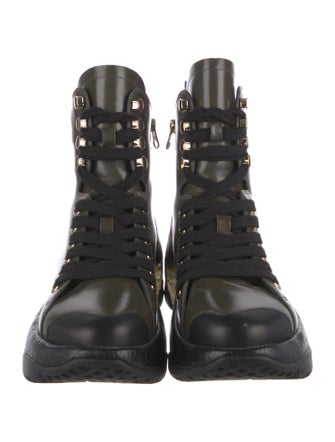 4CCCCEES Leather Combat Boots