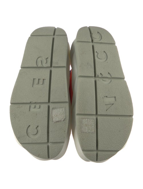 4CCCCEES Leather Printed Slingback Sandals