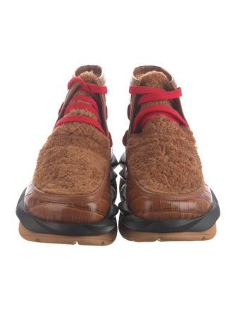 4CCCCEES Leather Wedge Sneakers