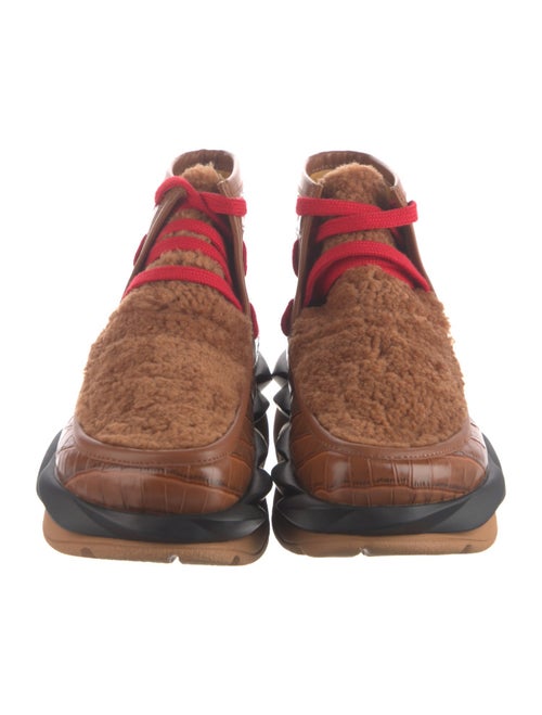 4CCCCEES Leather Wedge Sneakers