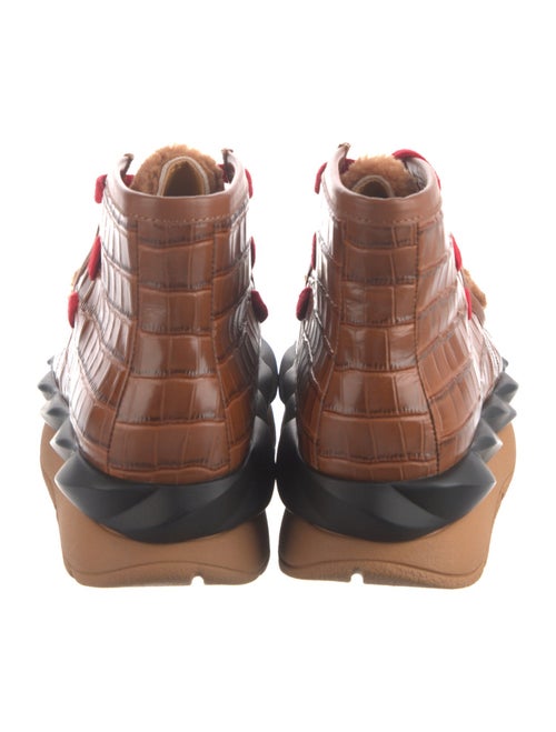 4CCCCEES Leather Wedge Sneakers