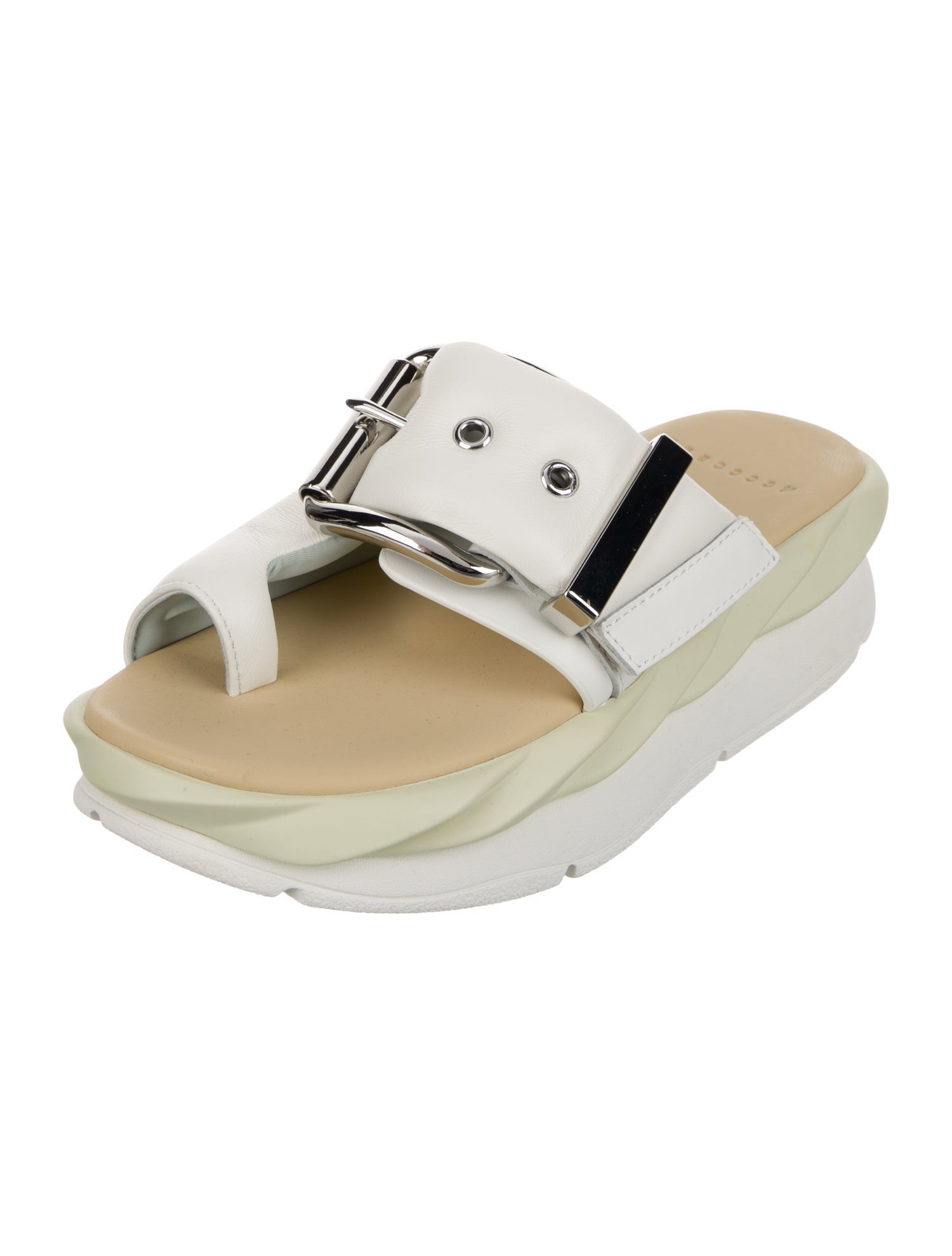 4CCCCEES Leather Slides