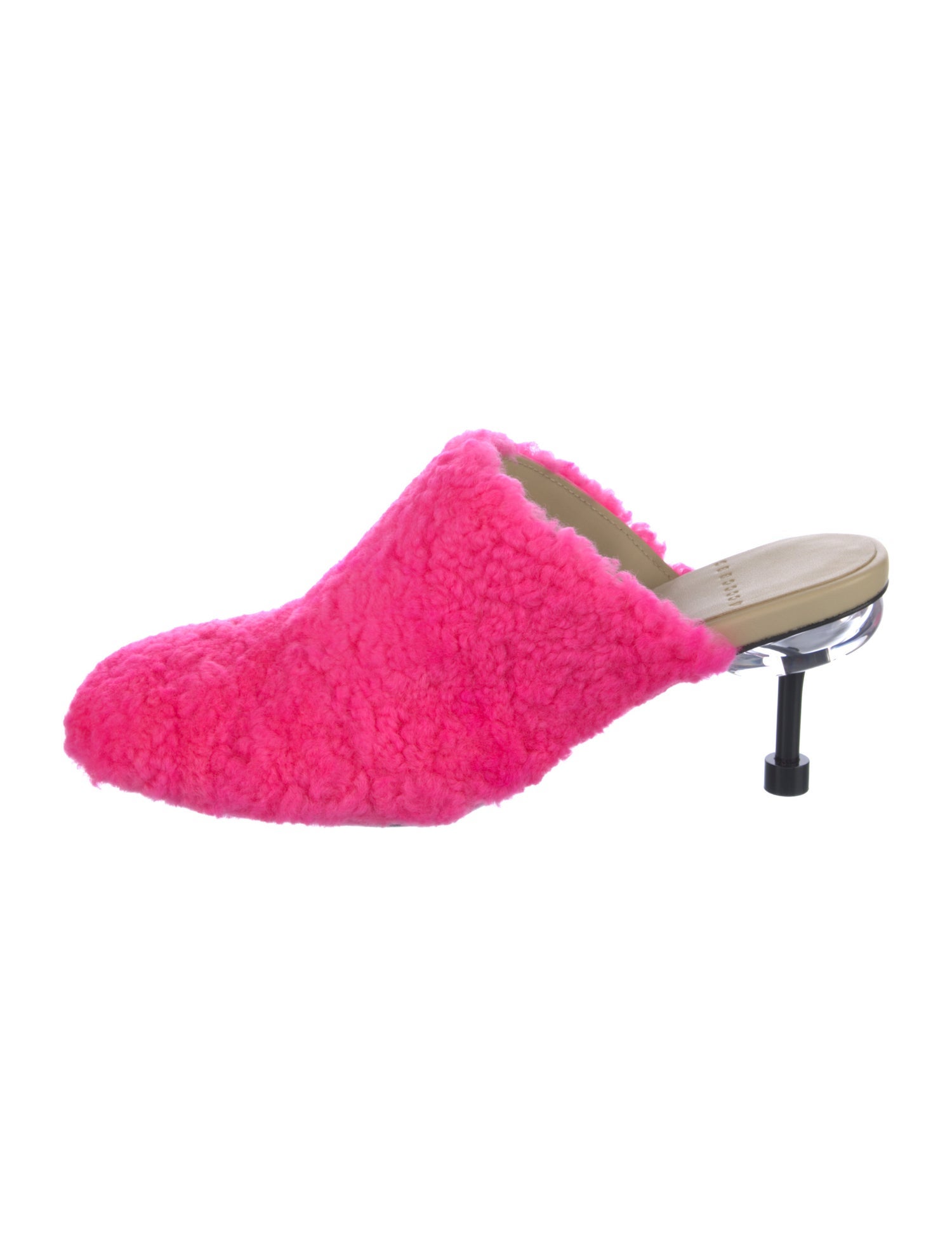 4CCCCEES Shearling Mules