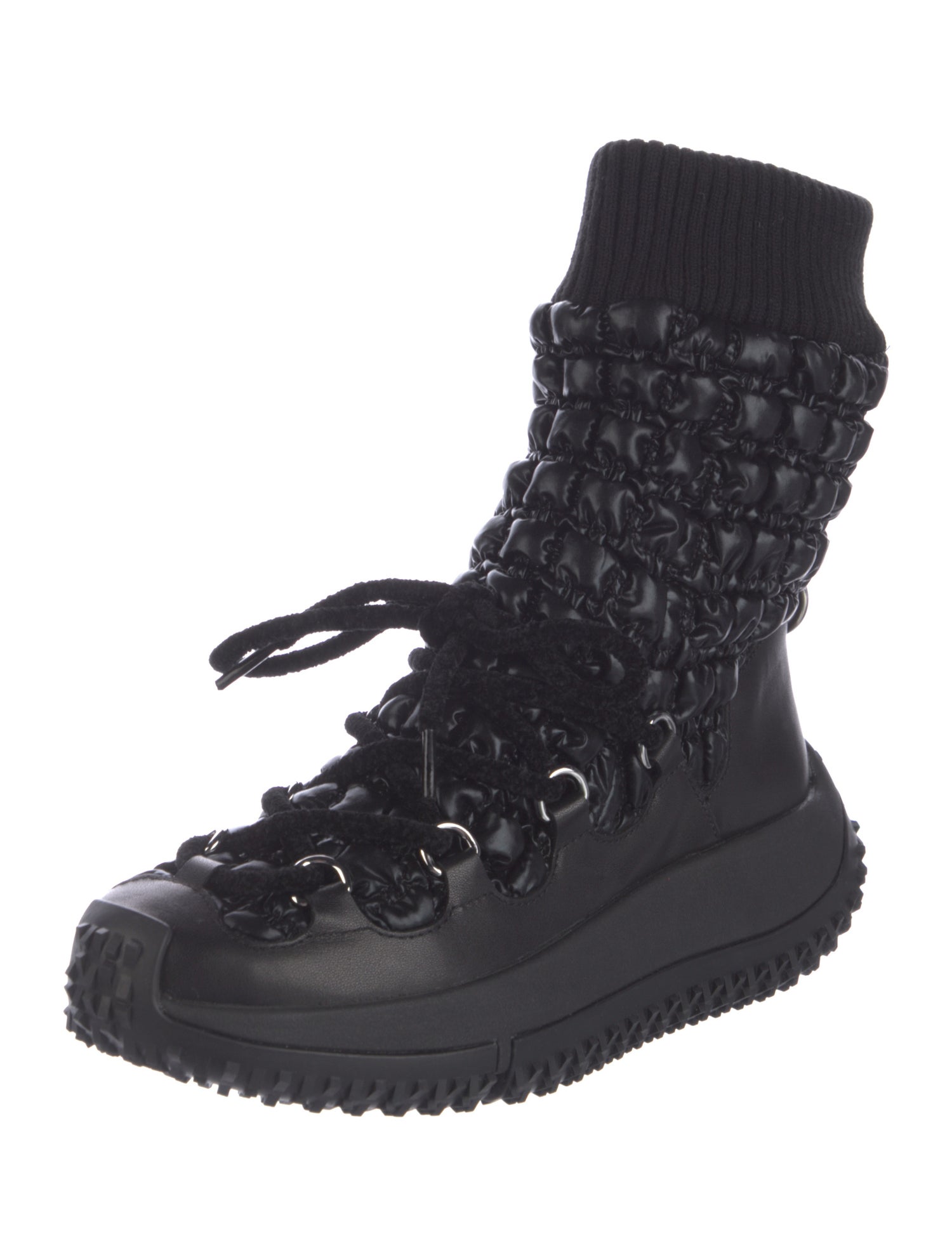 4CCCCEES Leather Combat Boots