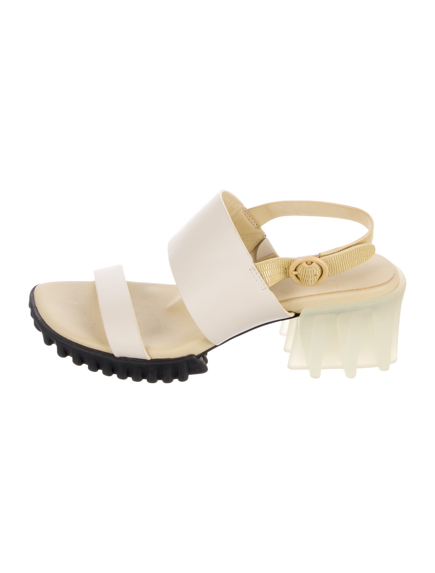 4CCCCEES Leather Slingback Sandals