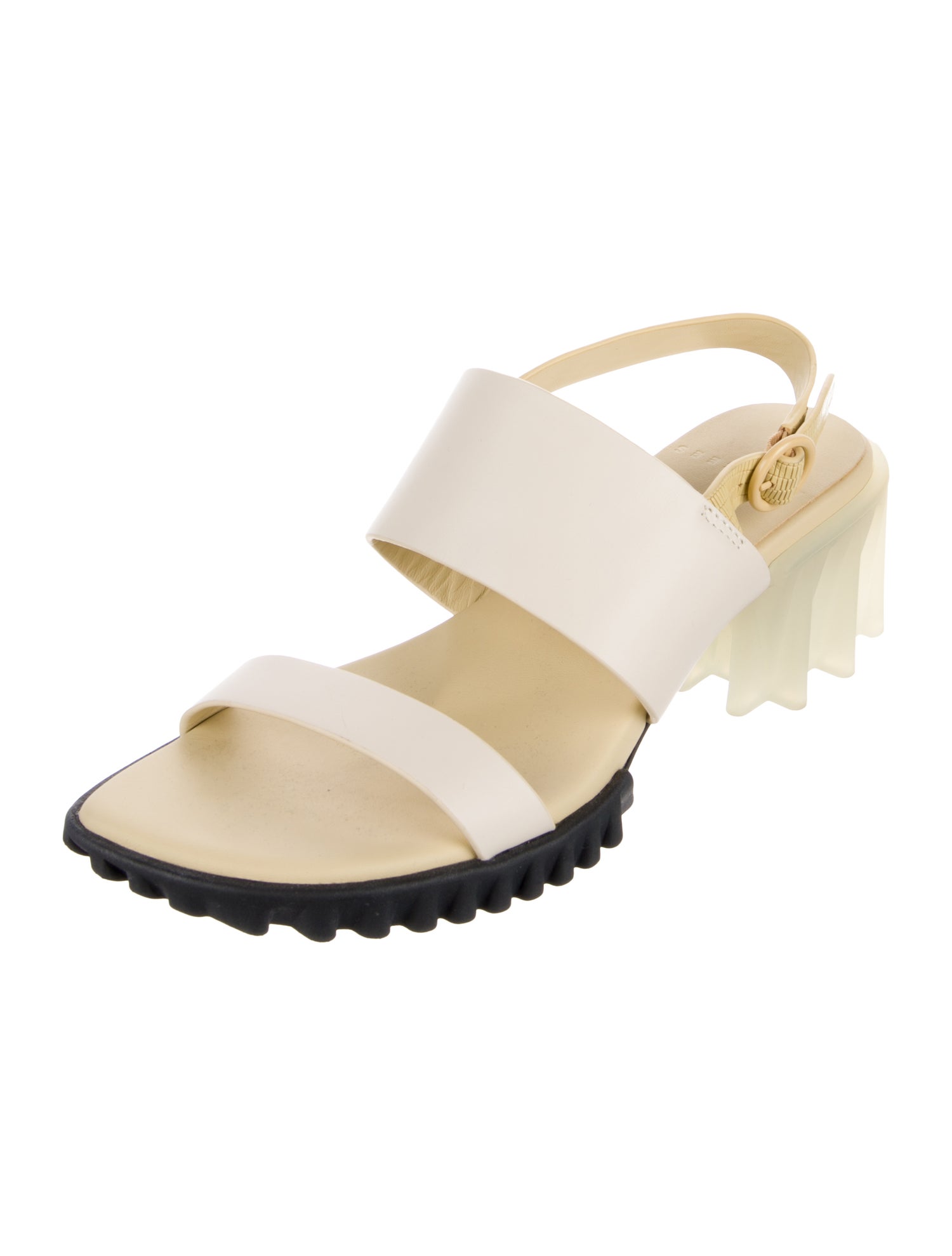 4CCCCEES Leather Slingback Sandals