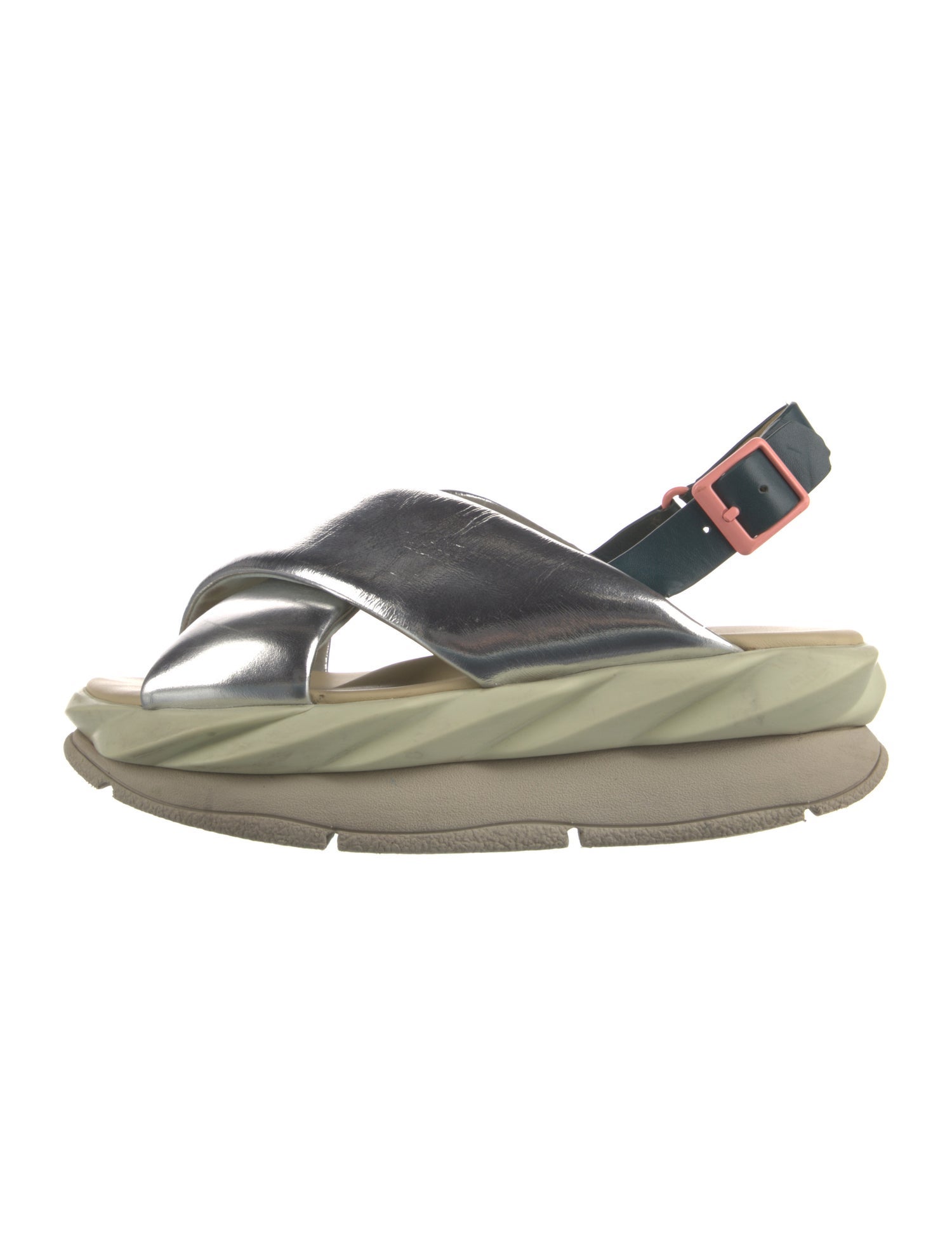 4CCCCEES Leather Slingback Sandals