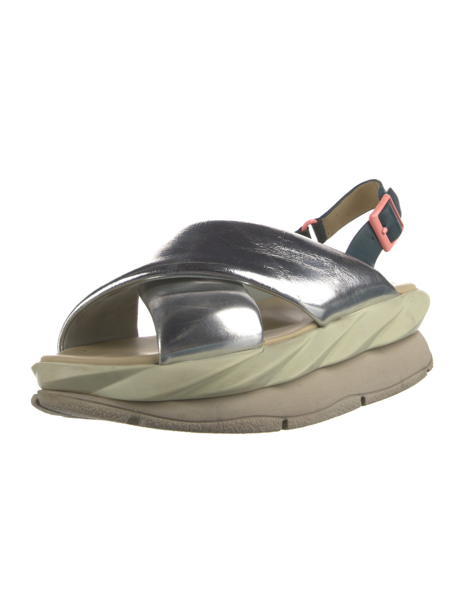 4CCCCEES Leather Slingback Sandals