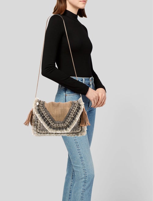 Shashi Canvas Shoulder Bag
