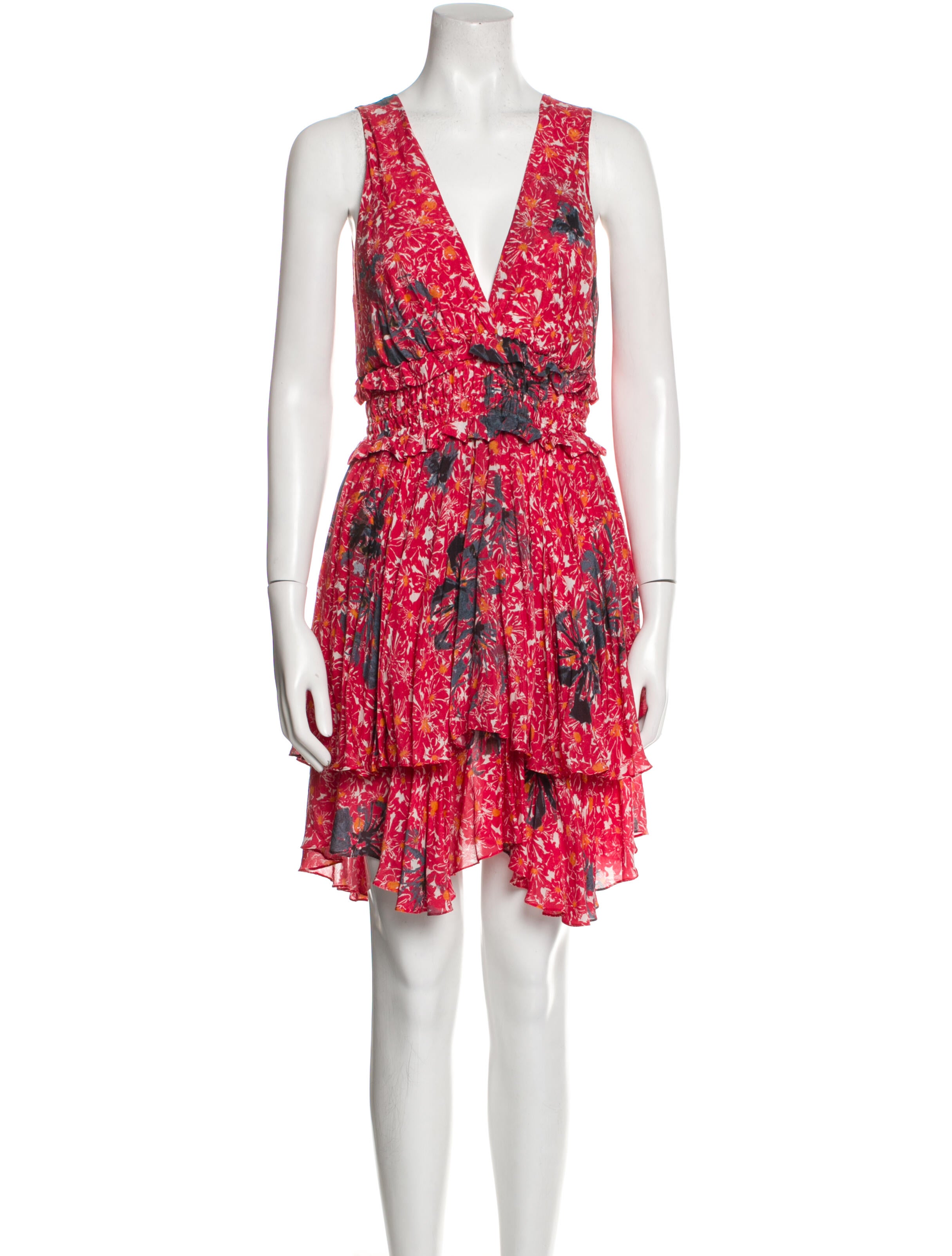 Clube Bossa Floral Print Mini Dress