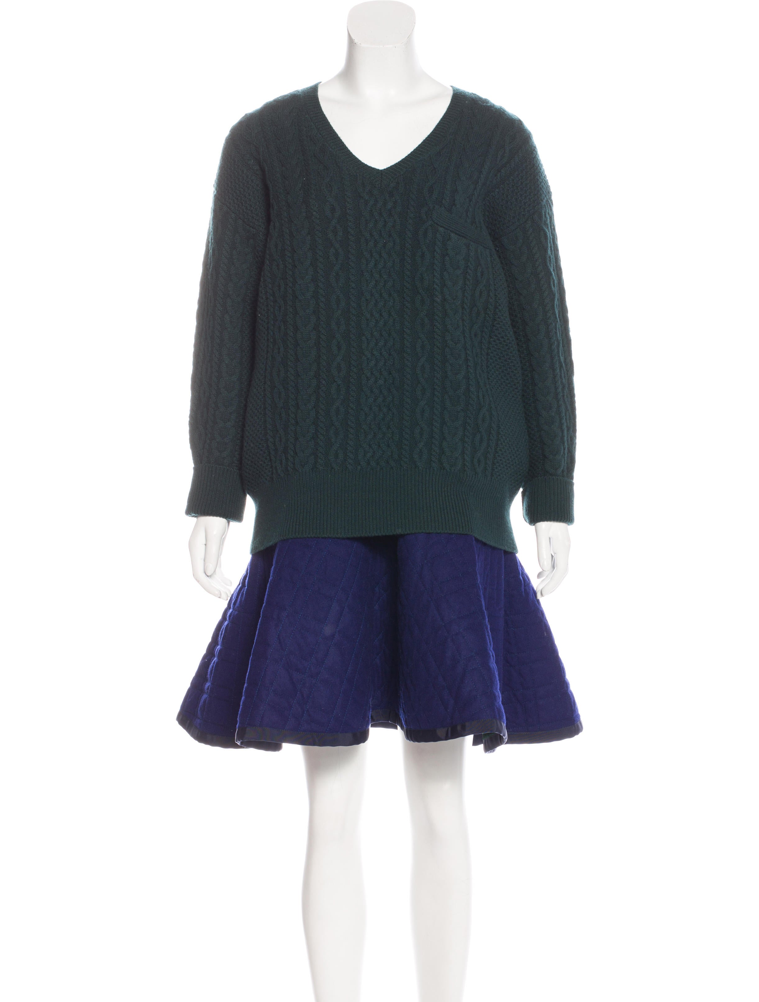 Sacai Luck Wool Sweater Dress - Clothing - W4H20627 | The RealReal Sacai Luck Wool Sweater Dress - Clothing - W4H20627 | The RealReal