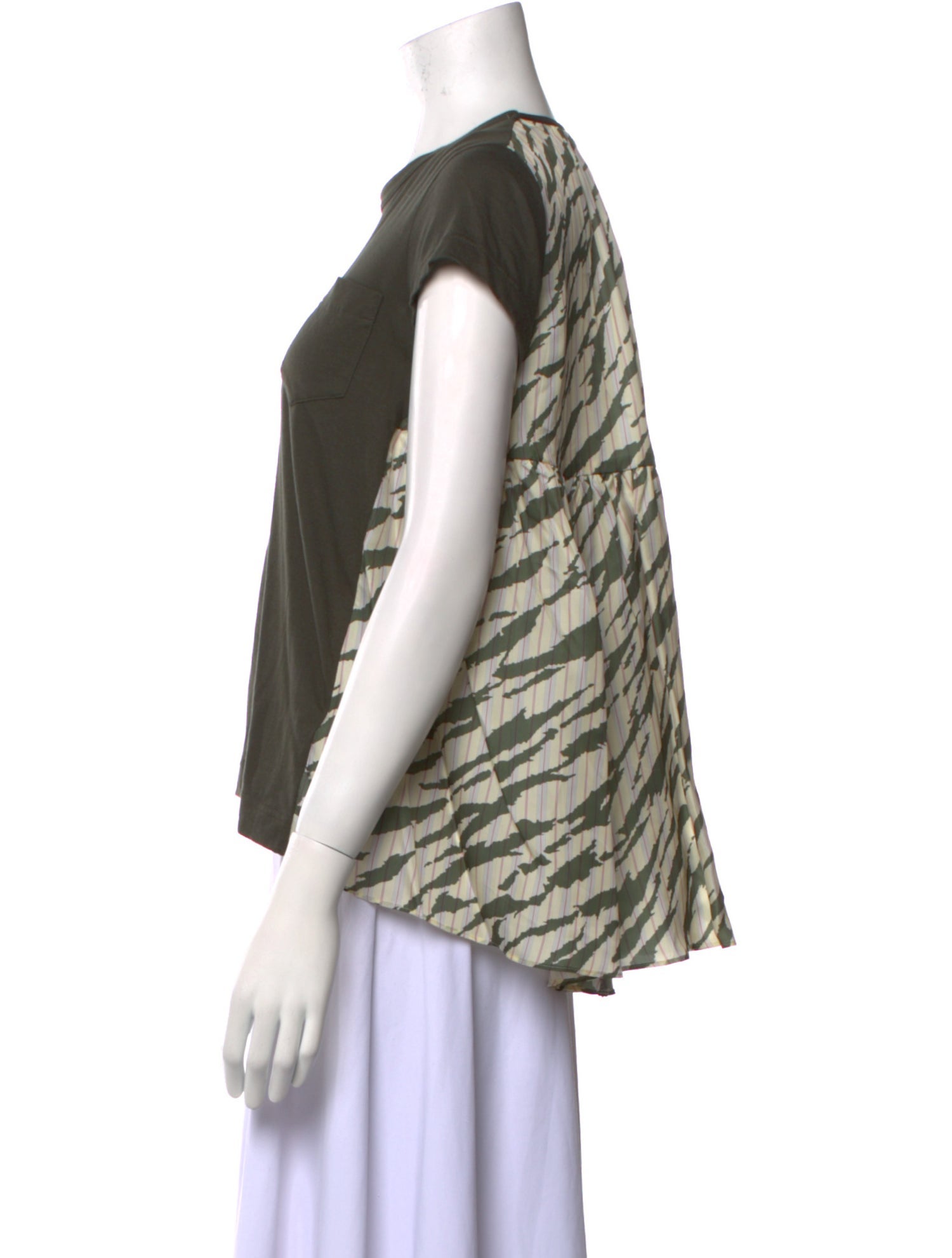 Sacai Luck Crew Neck Short Sleeve T-Shirt