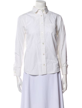 Sacai Luck Long Sleeve Button-Up Top