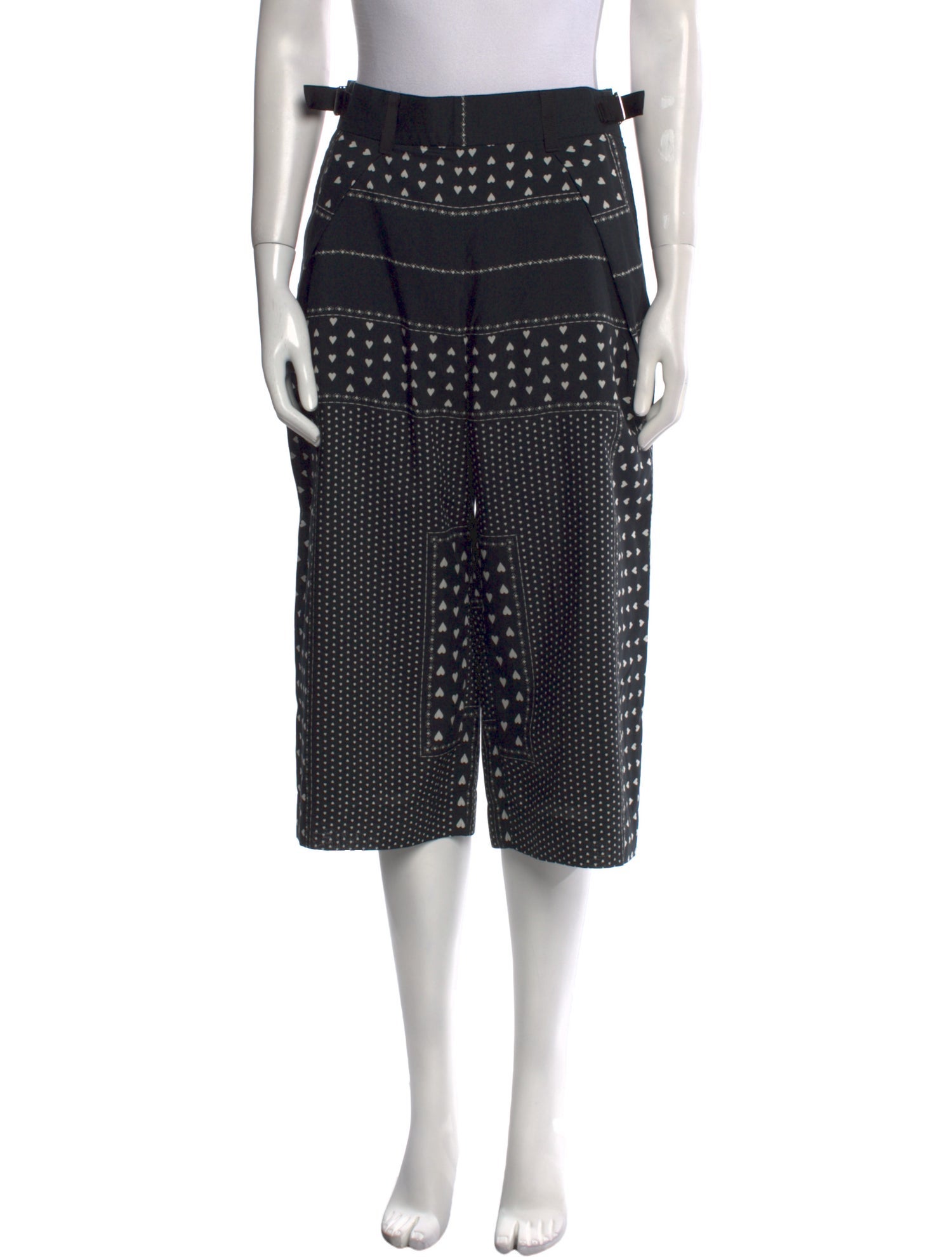 Sacai Luck Printed Wide Leg Pants