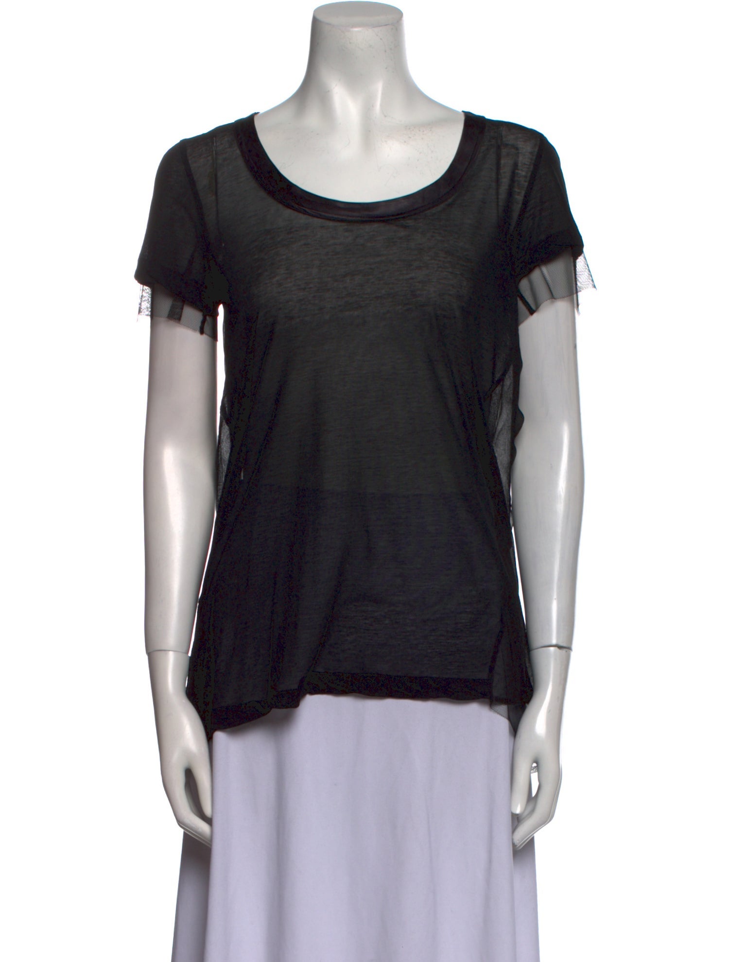 Sacai Luck Scoop Neck Short Sleeve T-Shirt