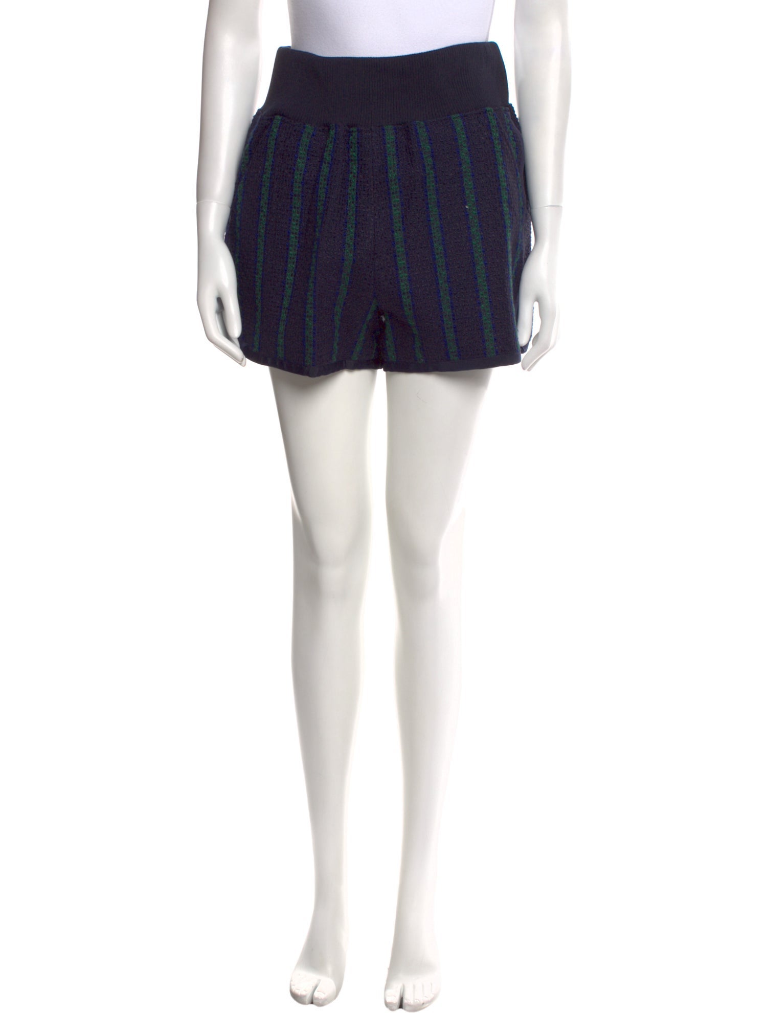 Sacai Luck Striped Mini Shorts w/ Tags