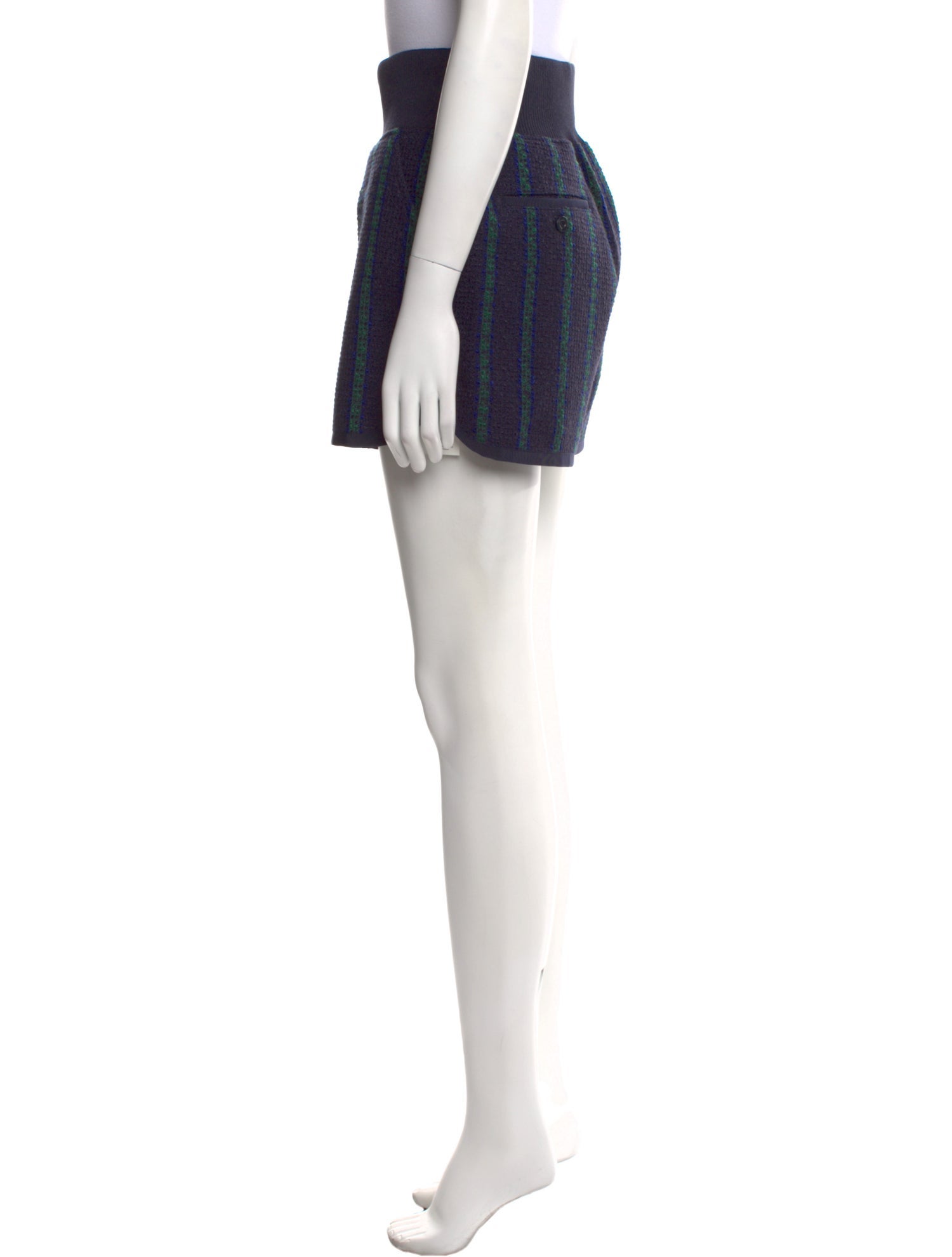 Sacai Luck Striped Mini Shorts w/ Tags