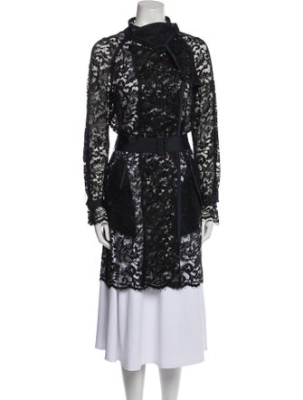 Sacai Luck Lace Pattern Coat