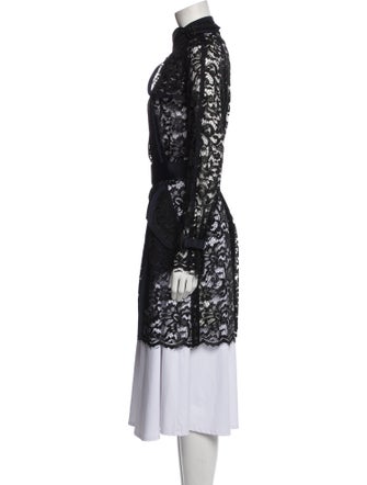 Sacai Luck Lace Pattern Coat