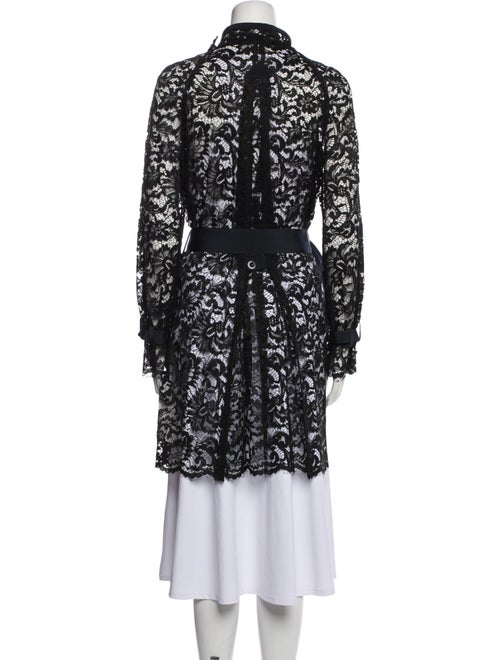Sacai Luck Lace Pattern Coat