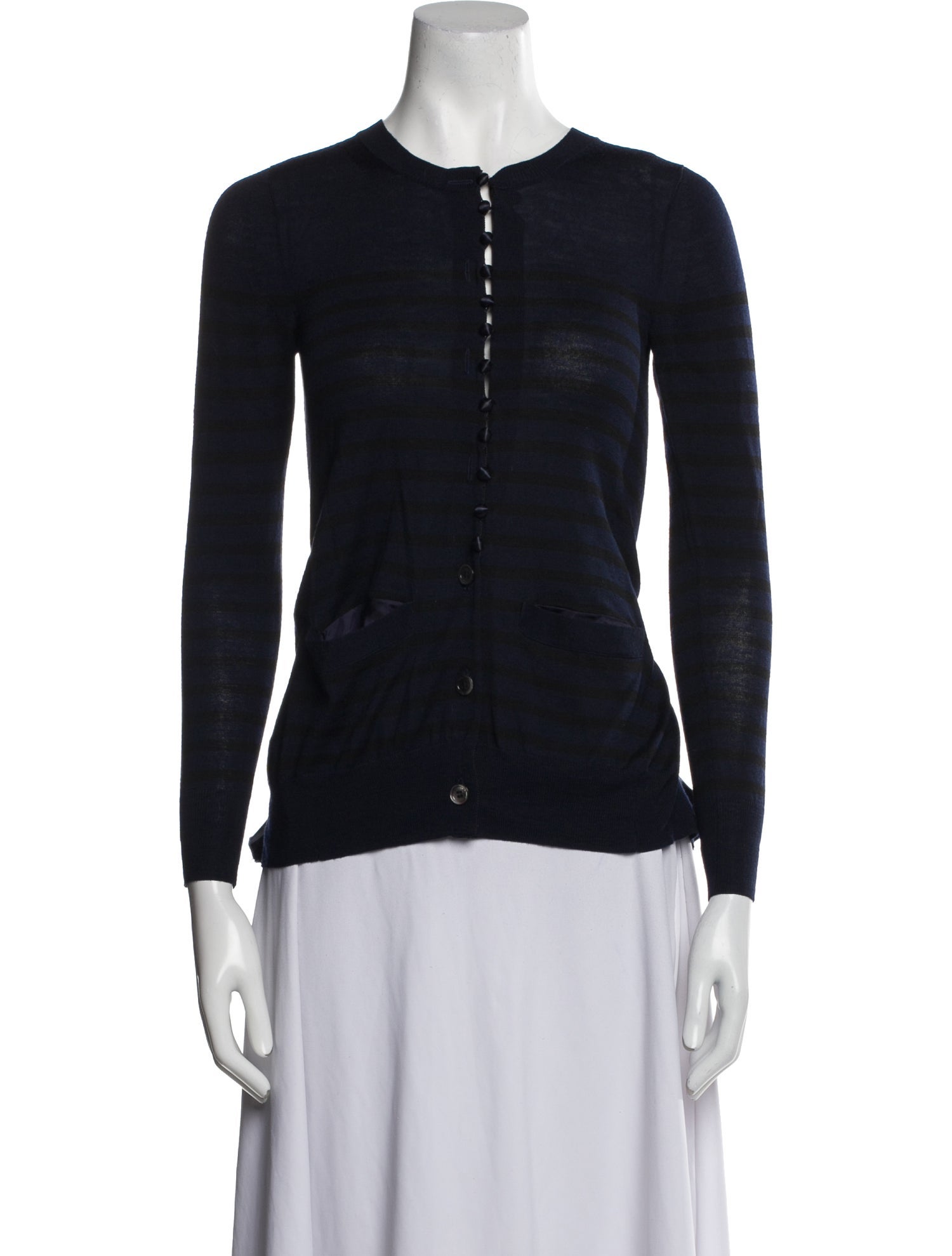 Sacai Luck Wool Crew Neck Top