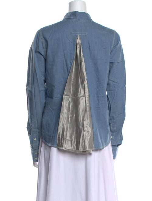 Sacai Luck Long Sleeve Button-Up Top