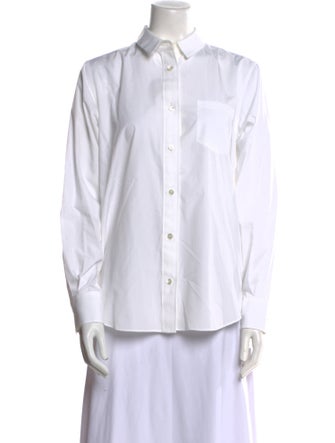 Sacai Luck Long Sleeve Button-Up Top