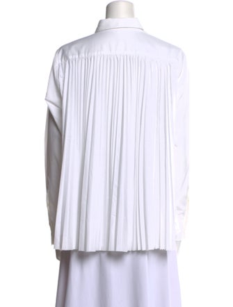 Sacai Luck Long Sleeve Button-Up Top