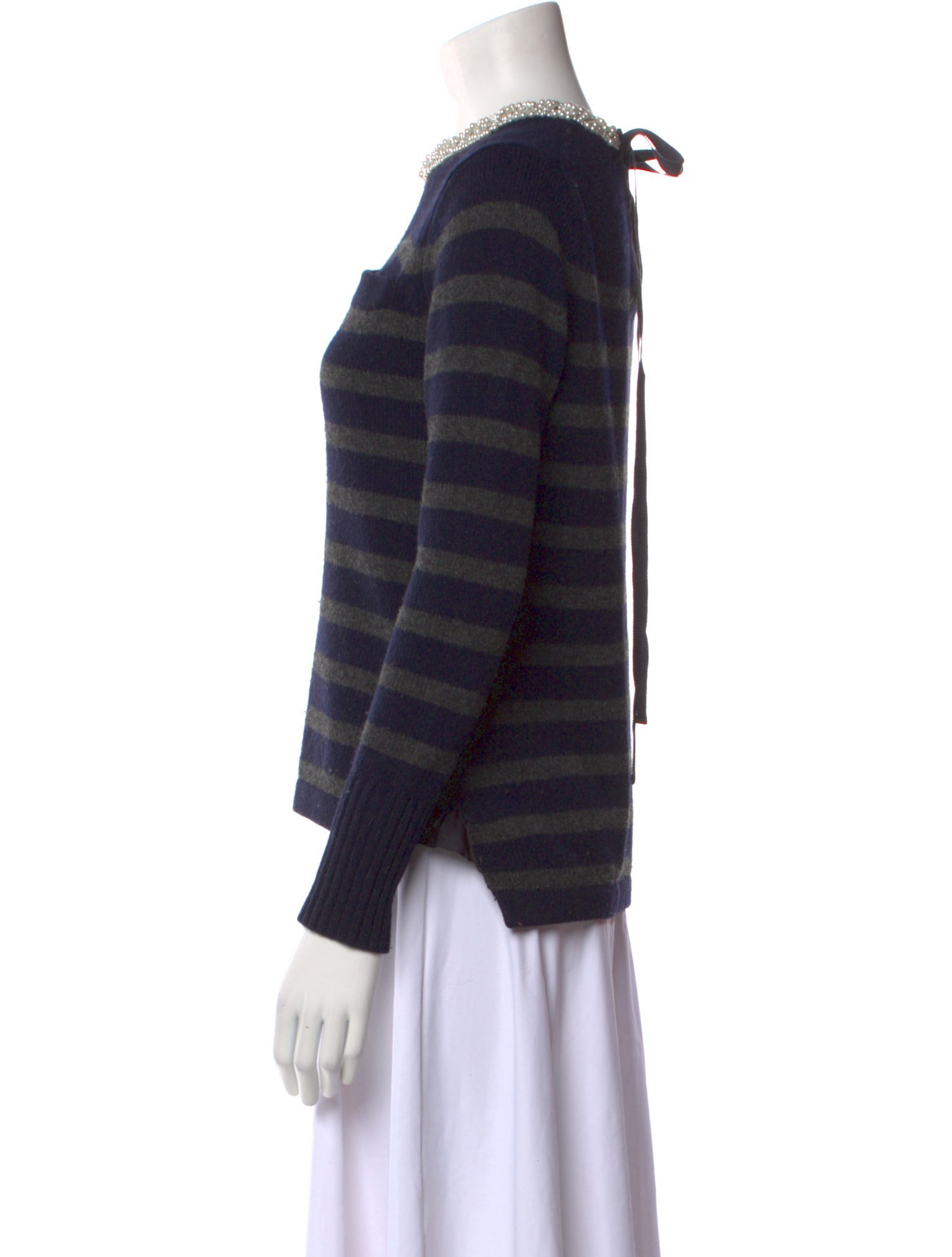 Sacai Luck Wool Striped Sweater