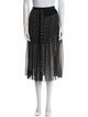 Sacai Luck Printed Midi Length Skirt