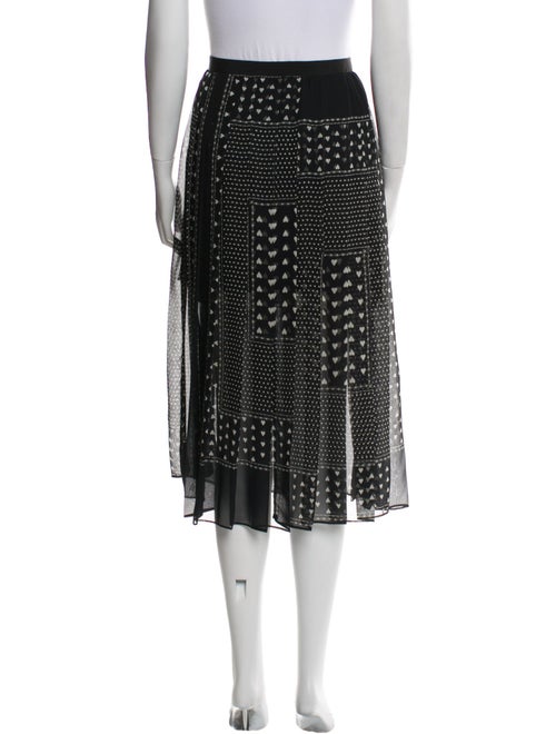 Sacai Luck Printed Midi Length Skirt