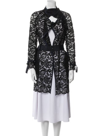 Sacai Luck Lace Pattern Evening Jacket