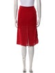 Sacai Luck Eyelet Trim Knee-Length Skirt