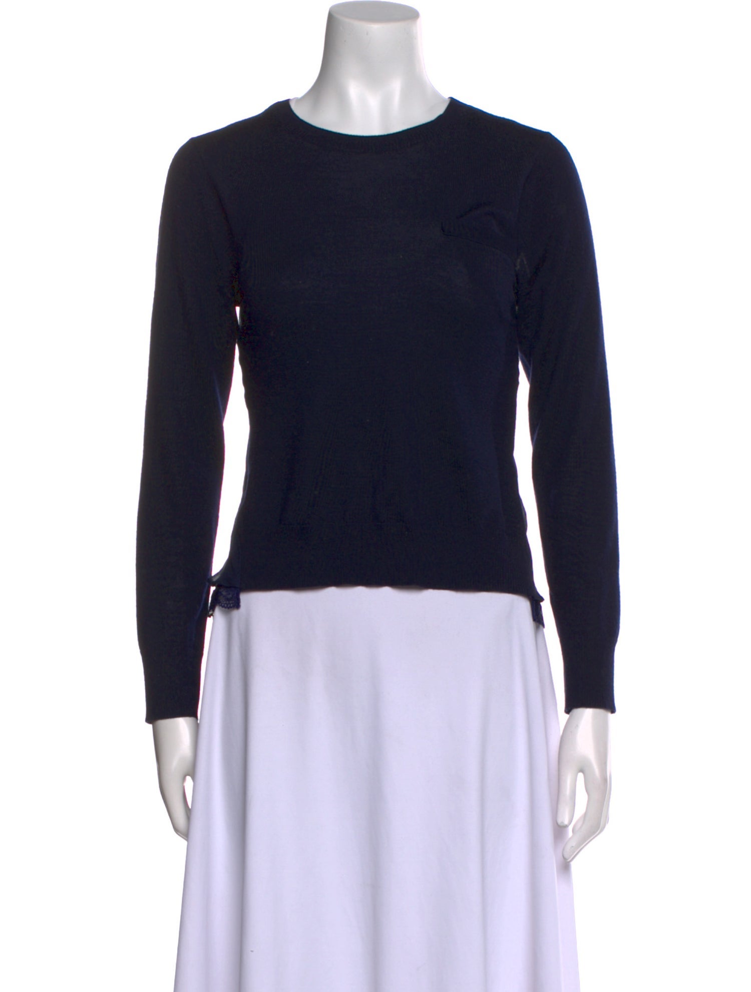 Sacai Luck Crew Neck Long Sleeve Sweatshirt