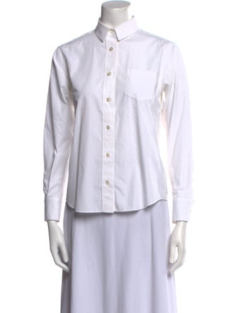 Sacai Luck Long Sleeve Button-Up Top