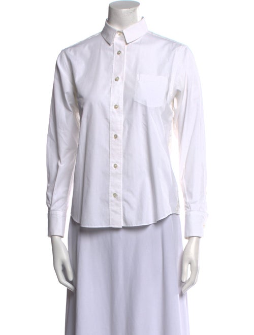 Sacai Luck Long Sleeve Button-Up Top