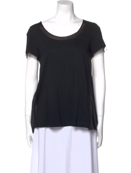 Sacai Luck Scoop Neck Short Sleeve T-Shirt
