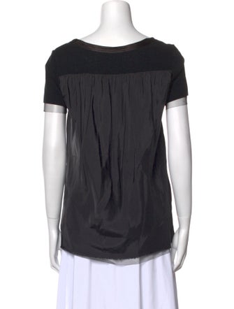 Sacai Luck Scoop Neck Short Sleeve T-Shirt