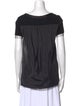 Sacai Luck Scoop Neck Short Sleeve T-Shirt