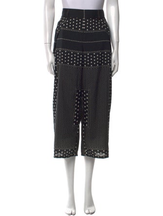 Sacai Luck Printed Wide Leg Pants