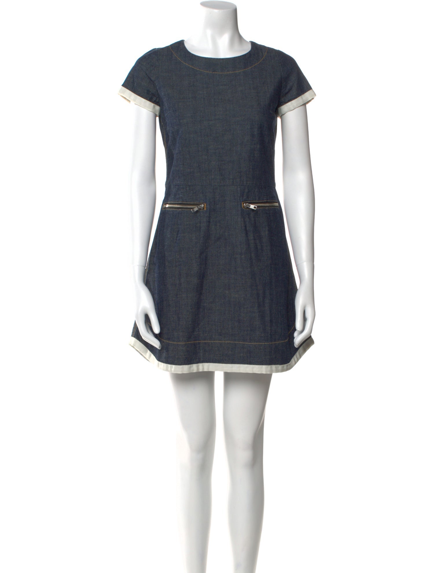 Sacai Luck Crew Neck Mini Dress