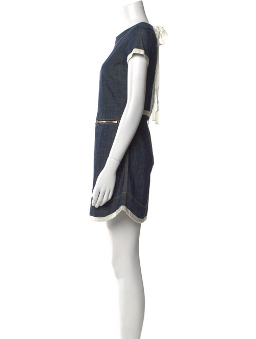 Sacai Luck Crew Neck Mini Dress