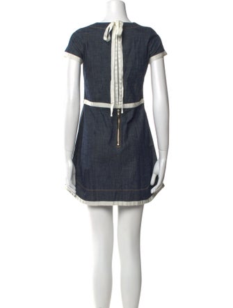 Sacai Luck Crew Neck Mini Dress