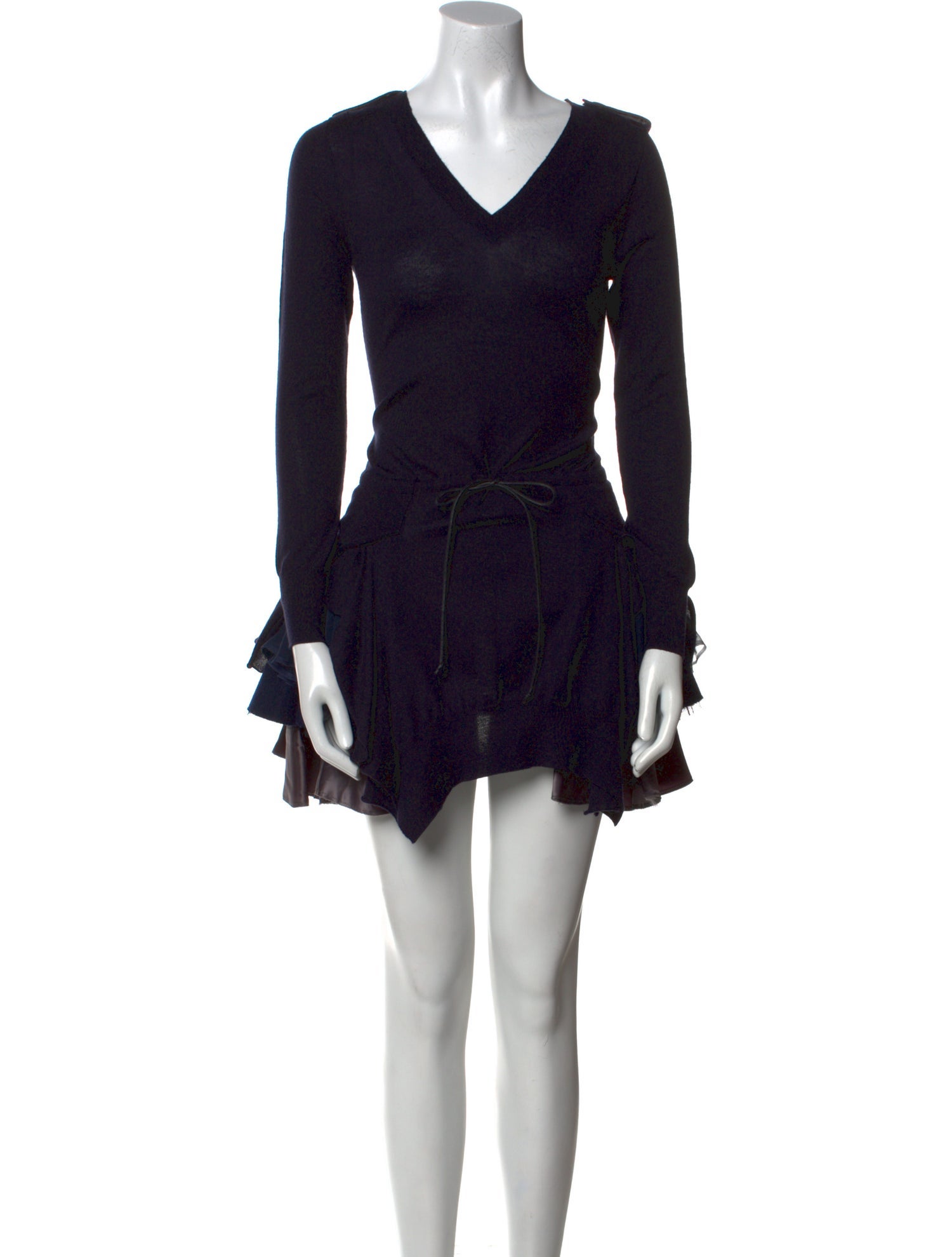 Sacai Luck Wool Mini Dress
